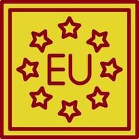 Eu Vector Icon Design