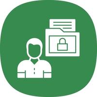 Sensitive Personal Data Vector Icon Design