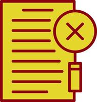 Data Infringement Vector Icon Design