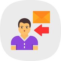 Recipient Vector Icon Design