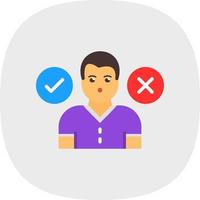 Decision Making Vector Icon Design