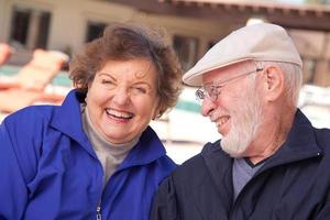 Happy Senior Adult Couple photo