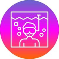 Diving Vector Icon Design