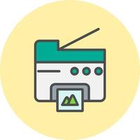 Photocopier  Vector Icon