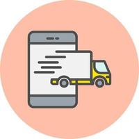 Online Delivery Vector icon