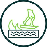 Skurfing Vector Icon Design