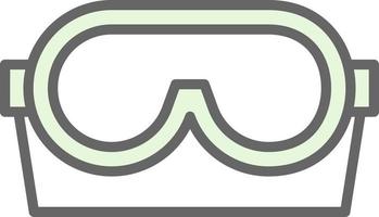 diseño de icono de vector de gafas