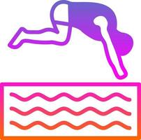 Freediving Vector Icon Design