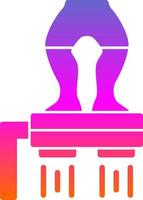 Flyboarding Vector Icon Design