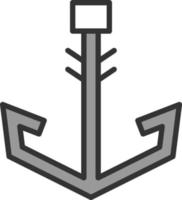 Anchor Vector Icon Design