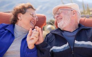 Happy Senior Adult Couple photo