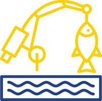 diseño de icono de vector de pesca