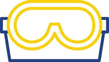 Goggles Vector Icon Design