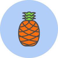 Pineapple Vector icon