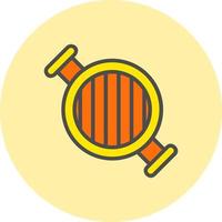 Fish Grill Vector icon