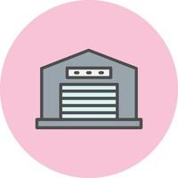 Warehouse  Vector Icon