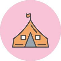 Tent  Vector Icon