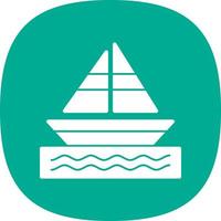 Sailing Vector Icon Design