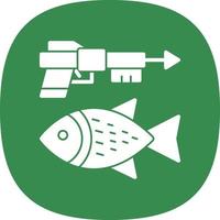 Spearfishing Vector Icon Design