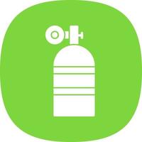 Oxygen Tank Vector Icon Design