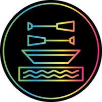Rowing Vector Icon Design