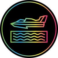 Hydroplane Racing Vector Icon Design