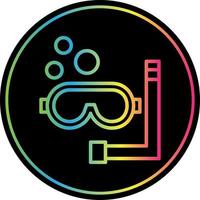 diseño de icono de vector de snorkel