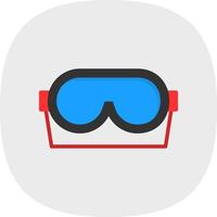 Goggles Vector Icon Design