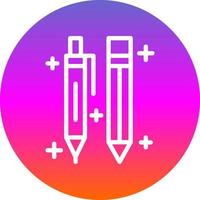 Pen And Pencil Vector Icon Design