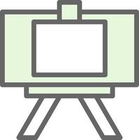 Canvas And Easel Vector Icon Design