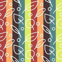 Seamless of Floral Pattern with Colorful Background vector