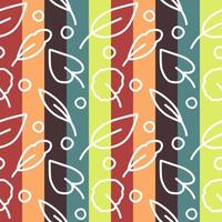 Seamless of Floral Pattern with Colorful Background vector