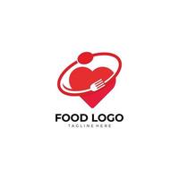 love food logo icon vector isolated