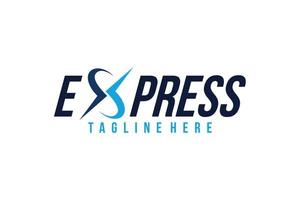 express logo icon vector isolated