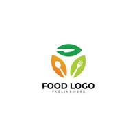 vector de icono de logotipo de comida aislado