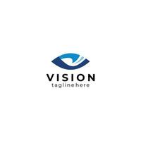 vision logo icon vector isolated