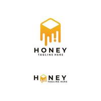 honey logo icon vector isolated