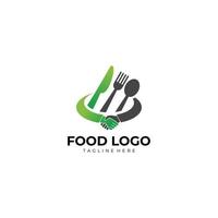 vector de icono de logotipo de comida aislado