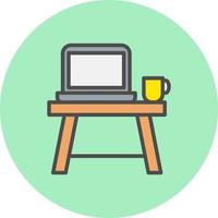 Workplace Vector Icon
