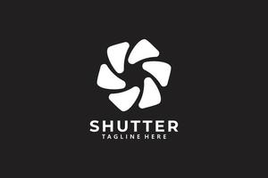 shutter logo icon vector isolated