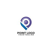 point logo icon vector isolated