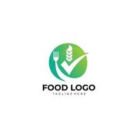 vector de icono de logotipo de comida aislado