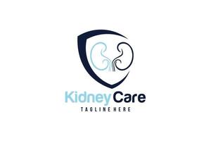 kidney care logo icon vector isolated