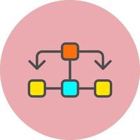 Flow Chart Vector Icon