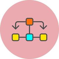 Flow Chart Vector Icon