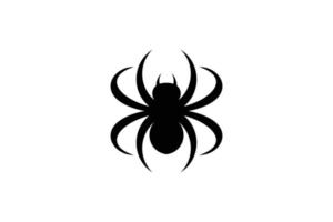 vector de icono de logotipo de araña aislado