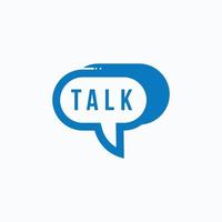 talk logo icon vector isolated