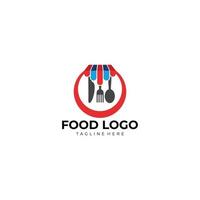 vector de icono de logotipo de restaurante aislado
