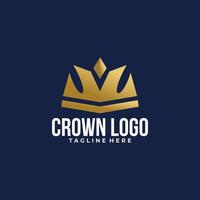 crown logo icon vector isolated