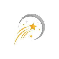 moon logo icon vector isolated